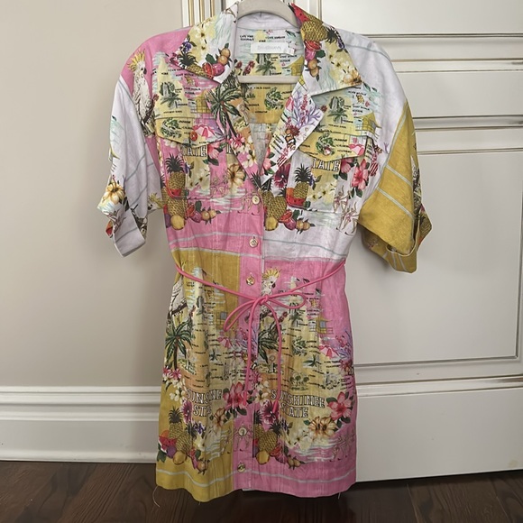 ZIMMERMANN Nina Safari Mini Dress Zimmermann Size 0 - Picture 7 of 16